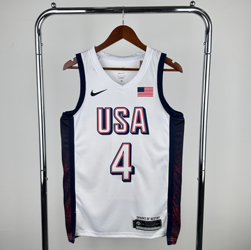 גופיית NBA סטפן קרי לבנה בנבחרת ארה״ב