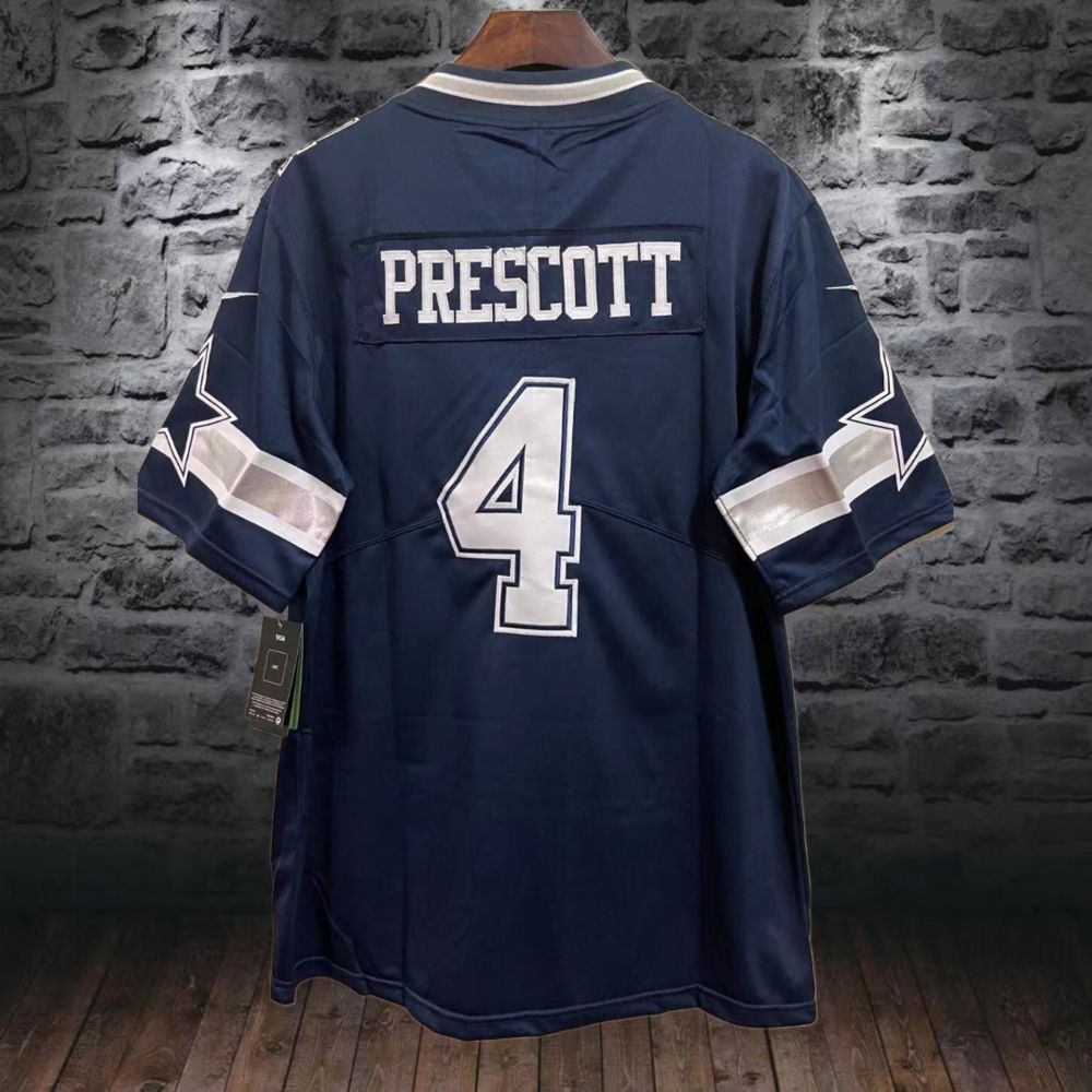 חולצת NFL של דאק פרסקוט במדי דאלאס קאובויס