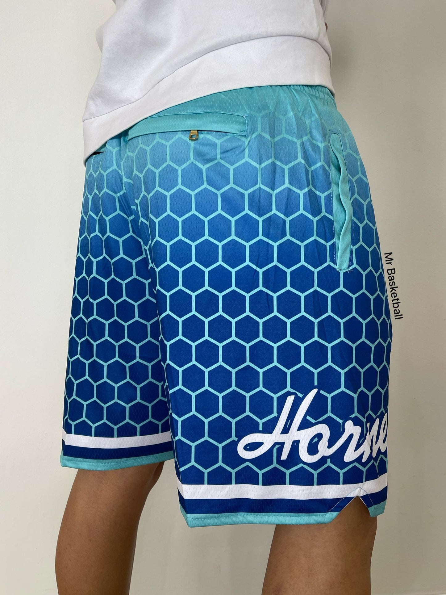 מכנס NBA שארלוט הורנטס תכלת JUST DON