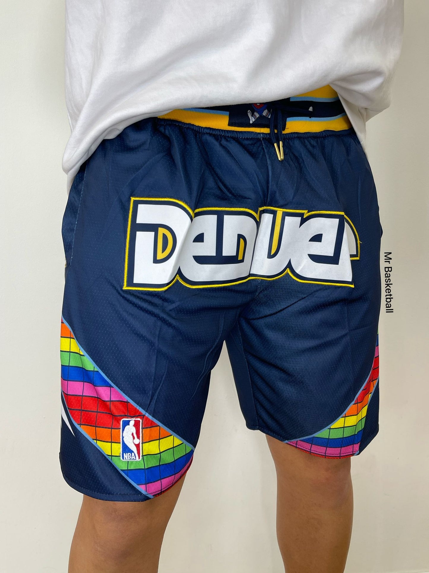 מכנס NBA דנוור נאגטס כחול כהה JUST DON