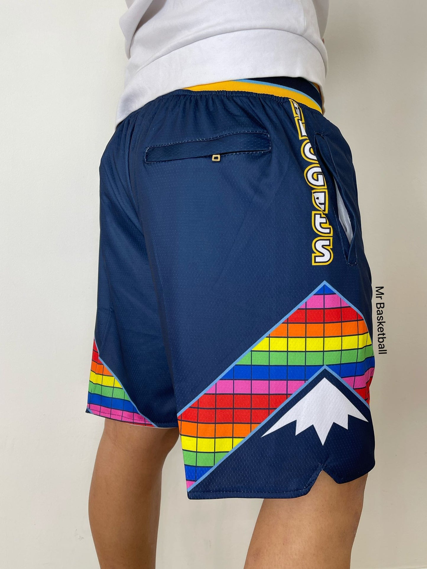 מכנס NBA דנוור נאגטס כחול כהה JUST DON