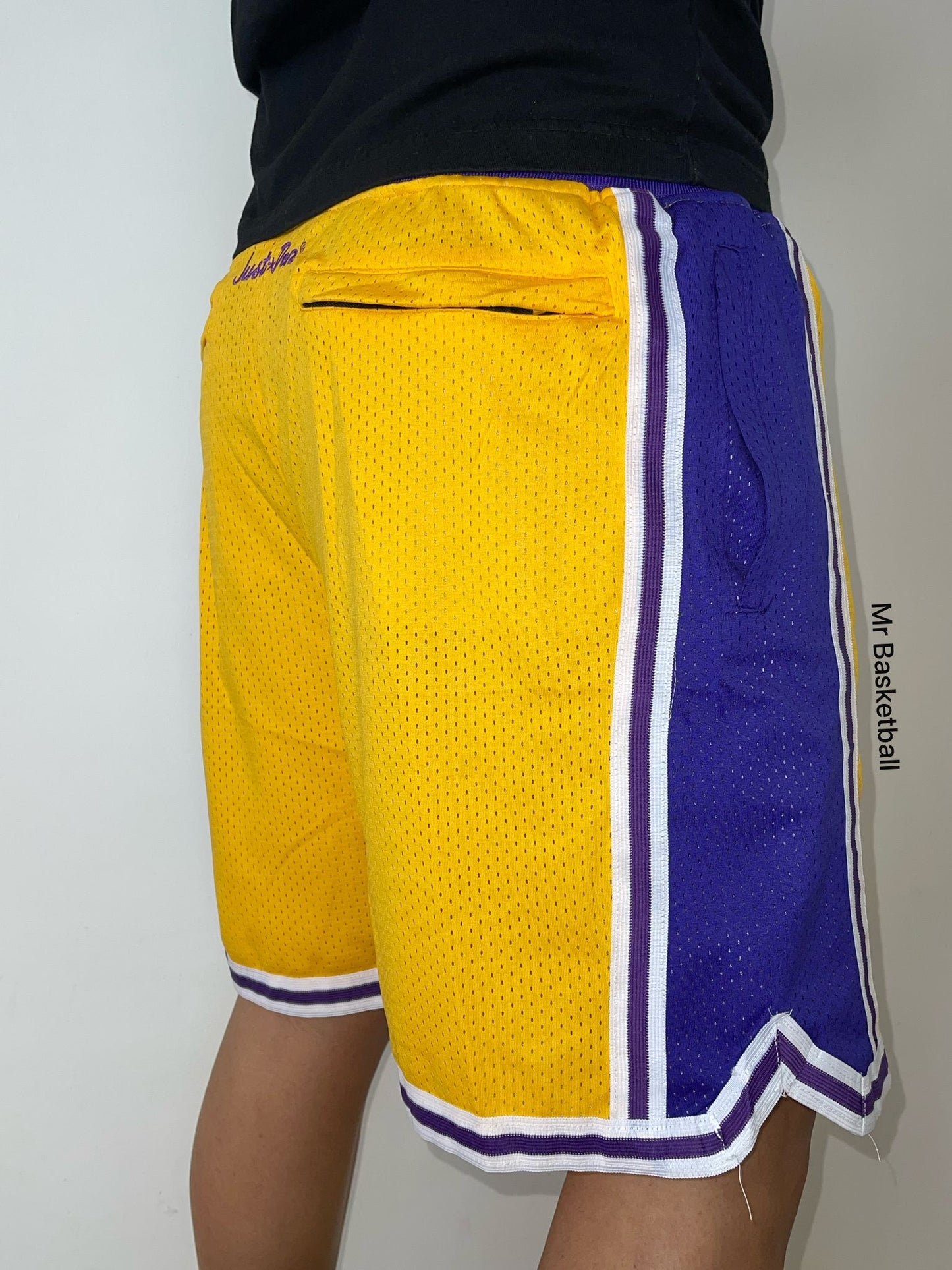 מכנס NBA לוס אנג׳לס לייקרס צהוב JUST DON