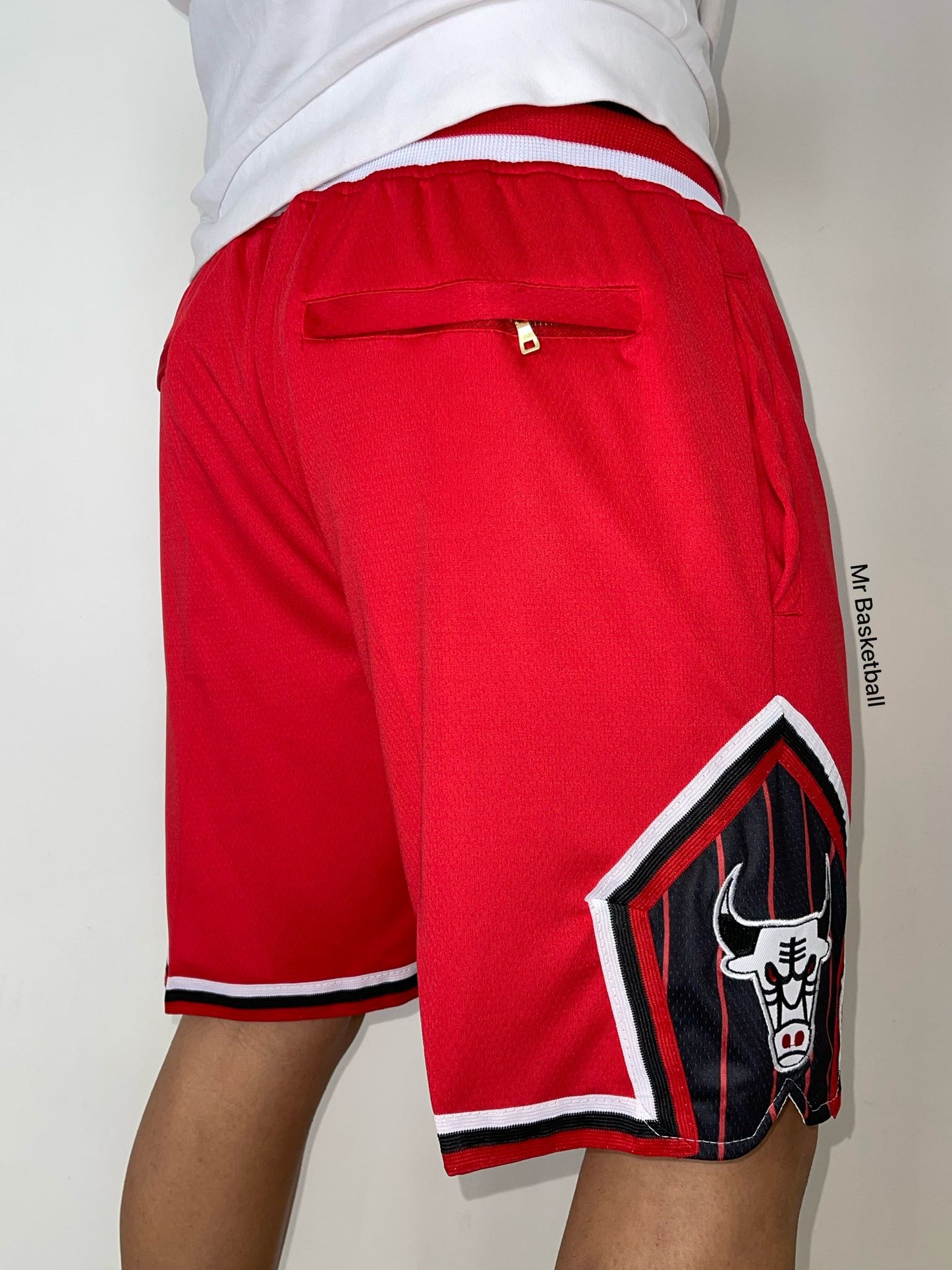 מכנס NBA שיקגו בולס אדום JUST DON