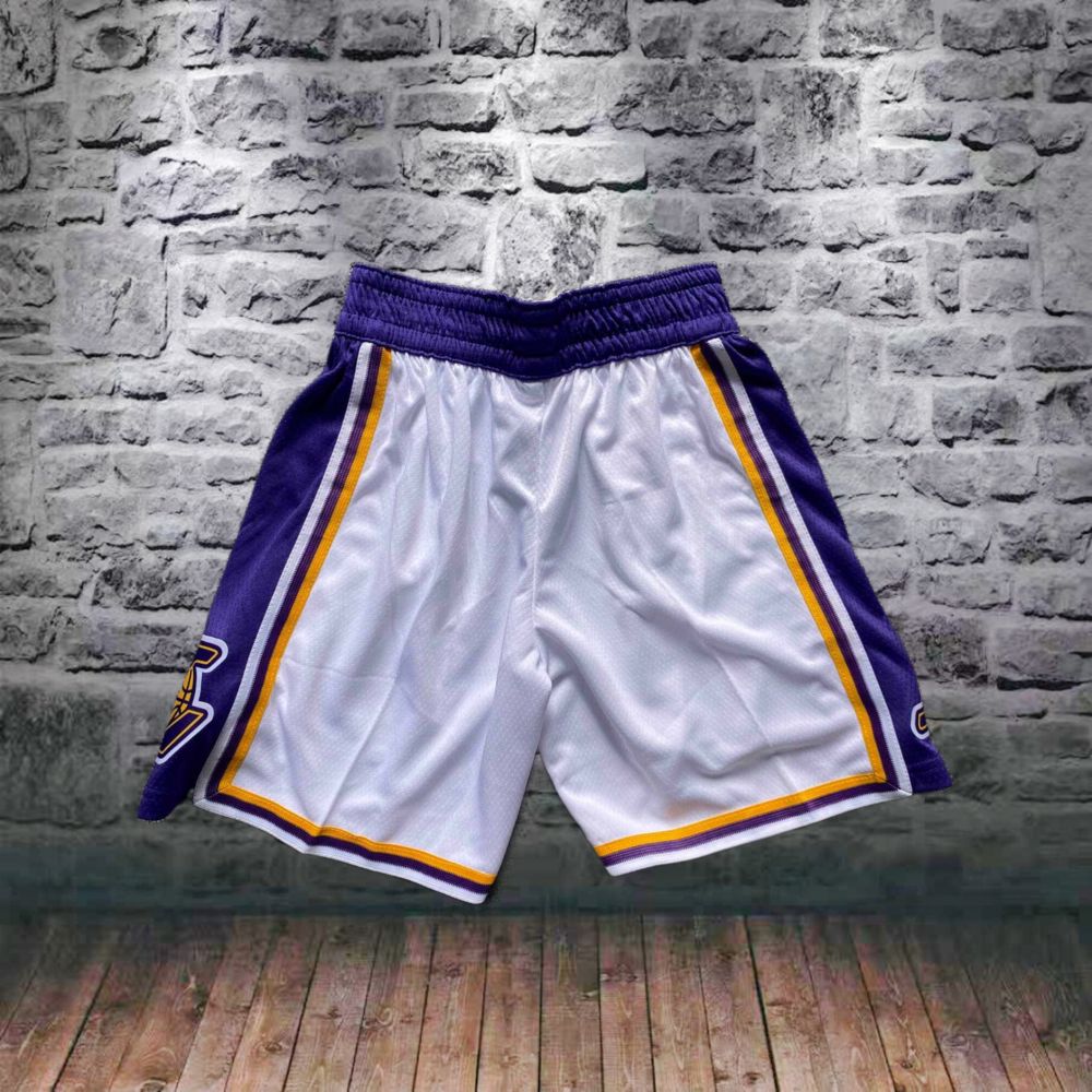 מכנס NBA ילדים לוס אנג׳לס לייקרס לבן