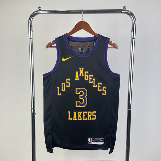 גופיית NBA  אנתוני דיוויס שחורה בלוס אנג׳לס לייקרס