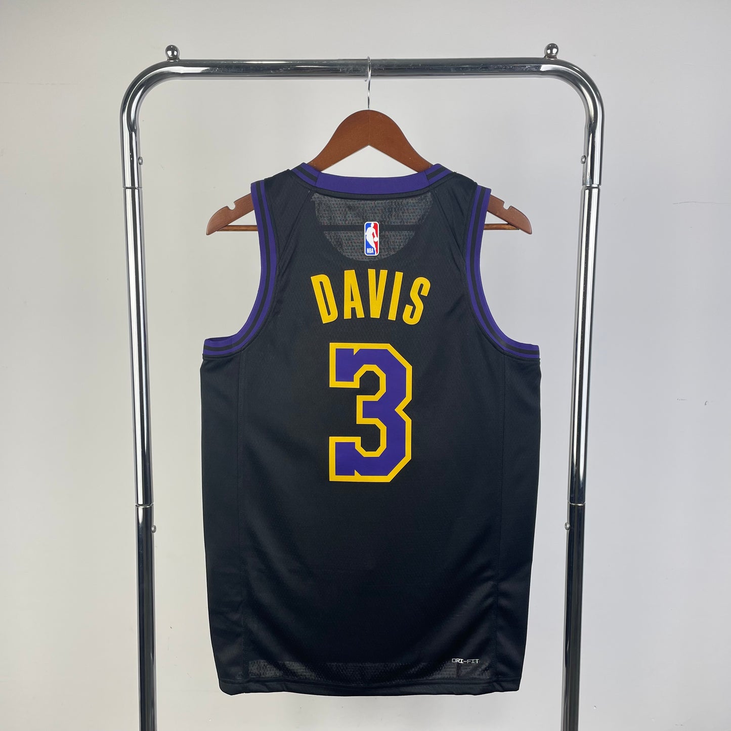 גופיית NBA  אנתוני דיוויס שחורה בלוס אנג׳לס לייקרס