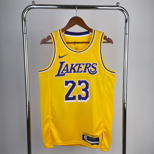 גופיית NBA לברון ג׳יימס צהובה בלוס אנג׳לס לייקרס