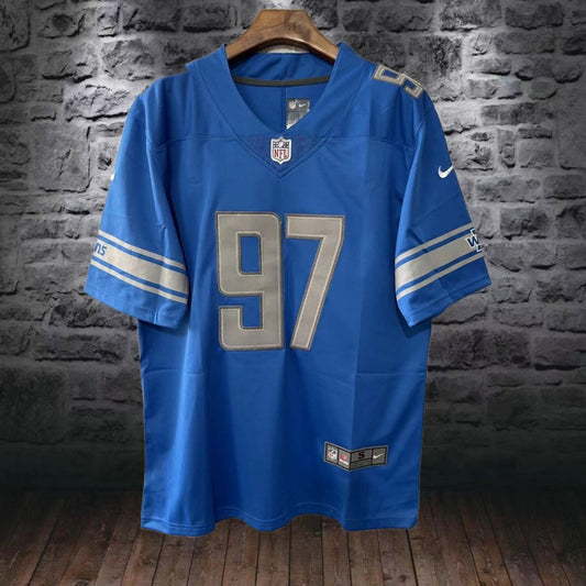 חולצת NFL של איידן האצ'ינסון במדי דטרויט ליאונס