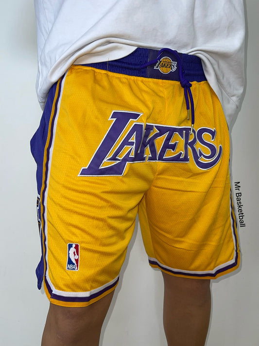 מכנס NBA לוס אנג׳לס לייקרס צהוב JUST DON