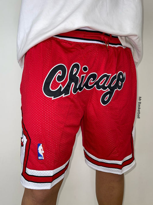 מכנס NBA שיקגו בולס אדום JUST DON