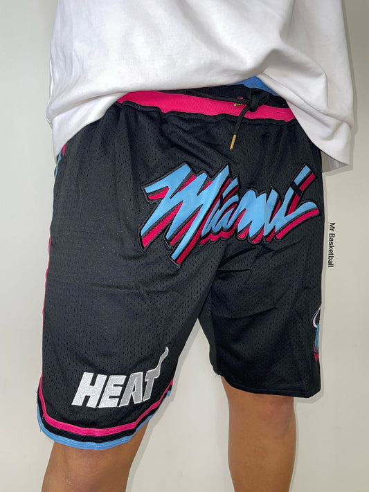מכנס NBA מיאמי היט שחור JUST DON