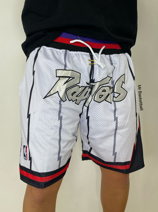 מכנס NBA טורונטו ראפטורס לבן JUST DON