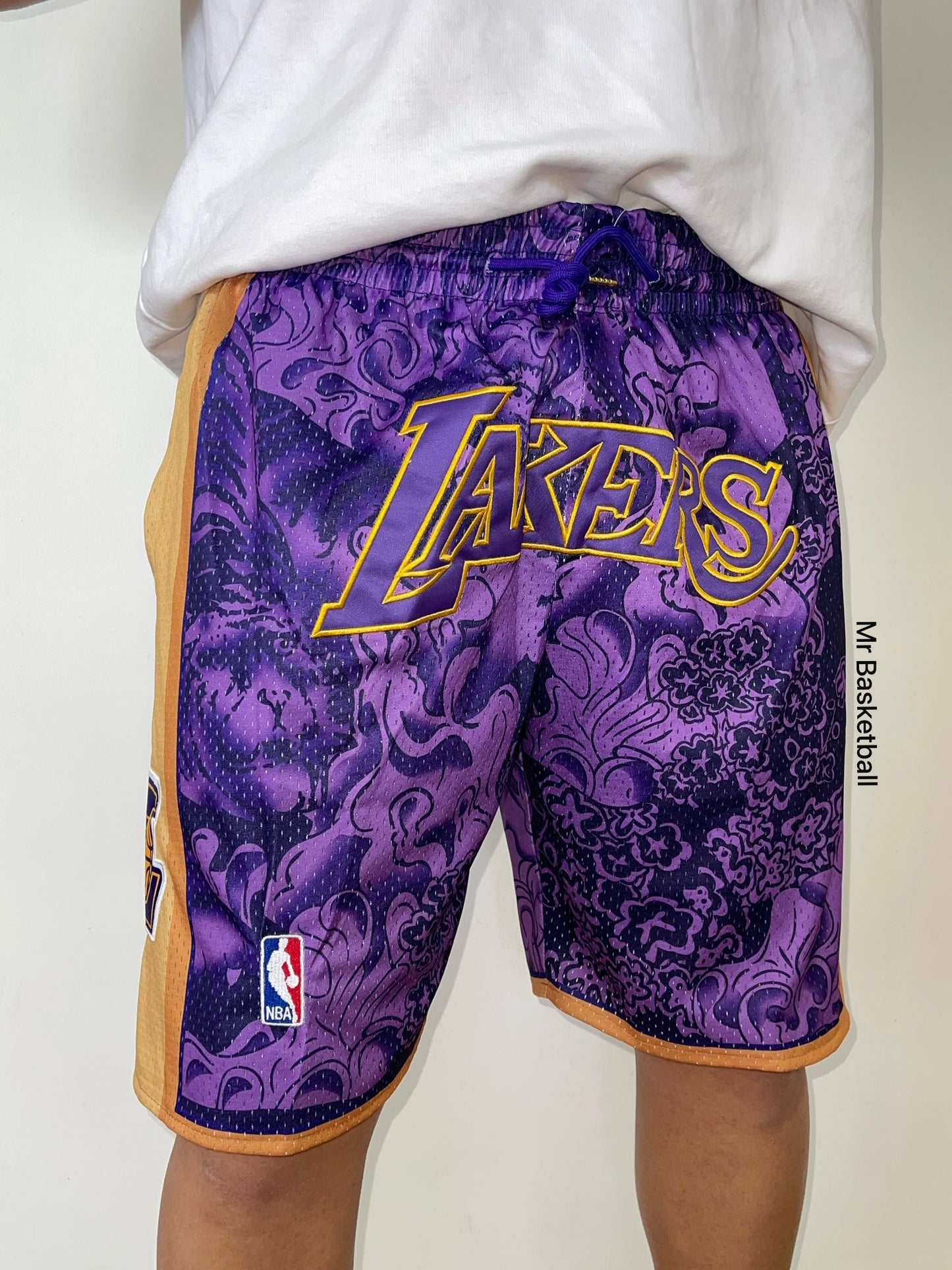 מכנס NBA לוס אנג׳לס לייקרס סגול זהב JUST DON