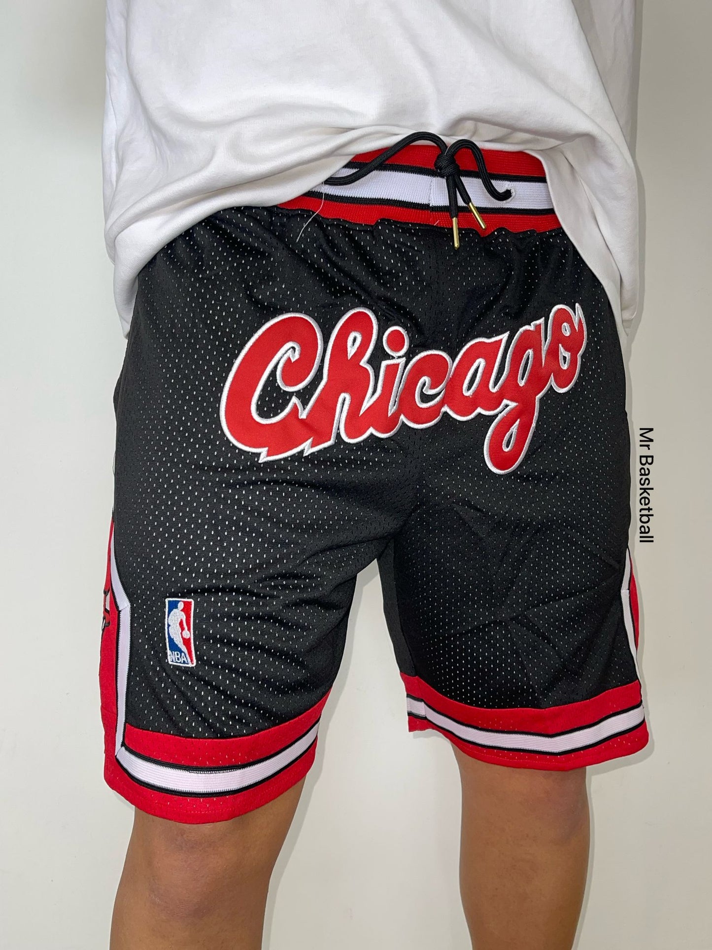 מכנס NBA שיקגו בולס שחור JUST DON