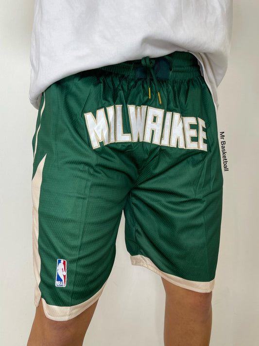 מכנס NBA מילווקי באקס ירוק JUST DON
