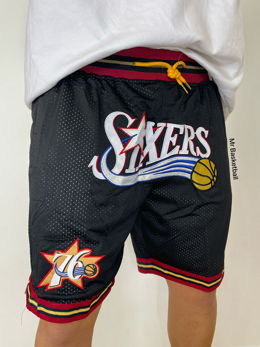 מכנס NBA פילדלפיה 76 שחור JUST DON