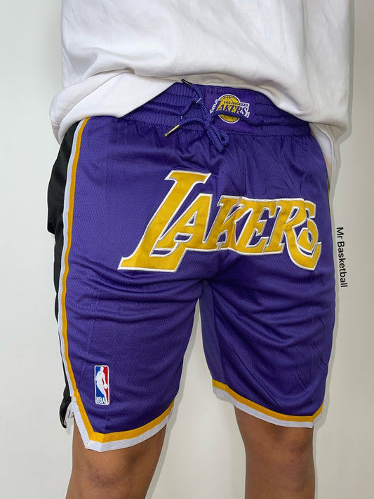 מכנס NBA לוס אנג׳לס לייקרס סגול שחור JUST DON