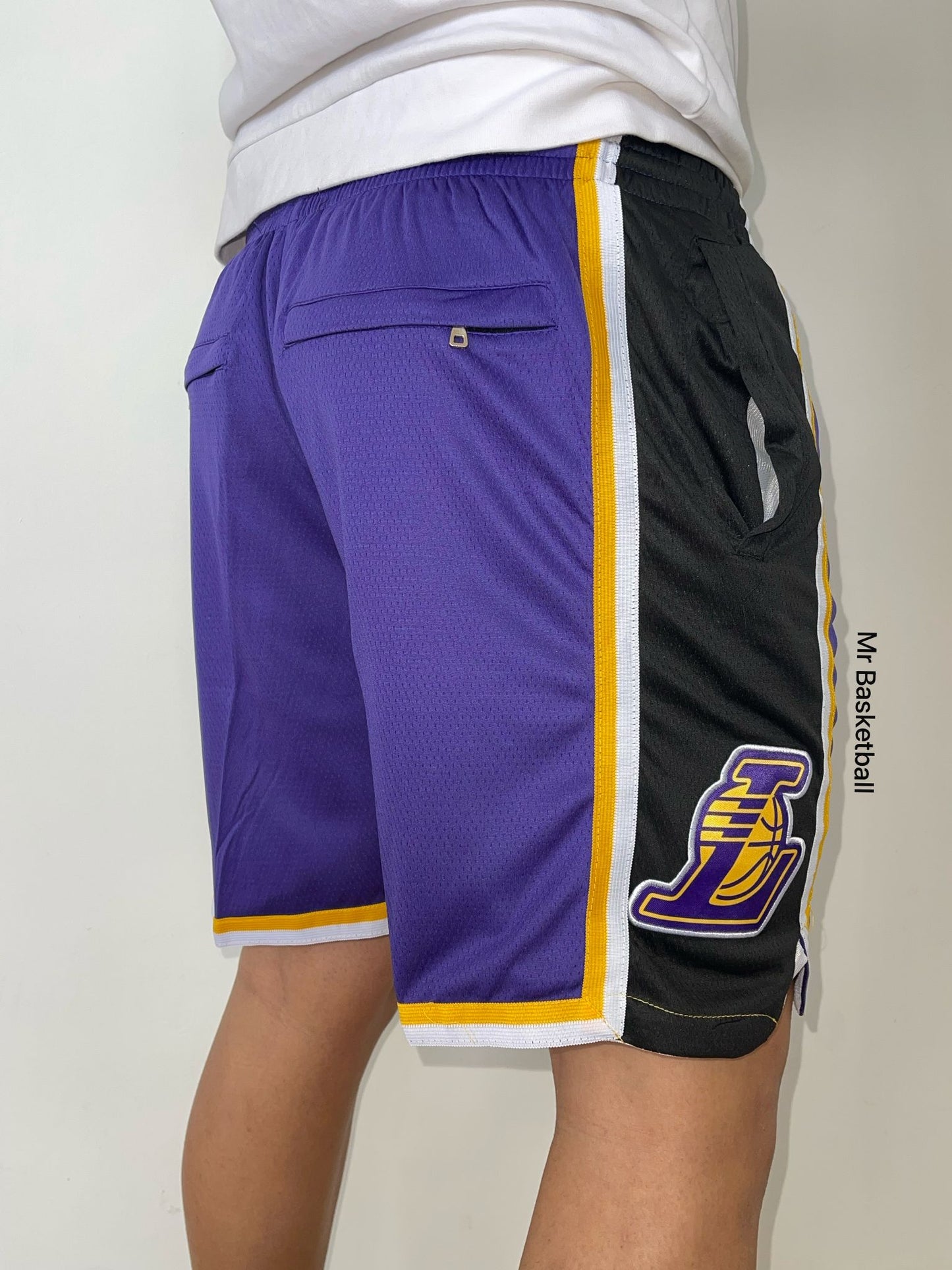 מכנס NBA לוס אנג׳לס לייקרס סגול שחור JUST DON