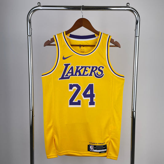 גופיית NBA קובי בראיינט צהובה בלוס אנג׳לס לייקרס