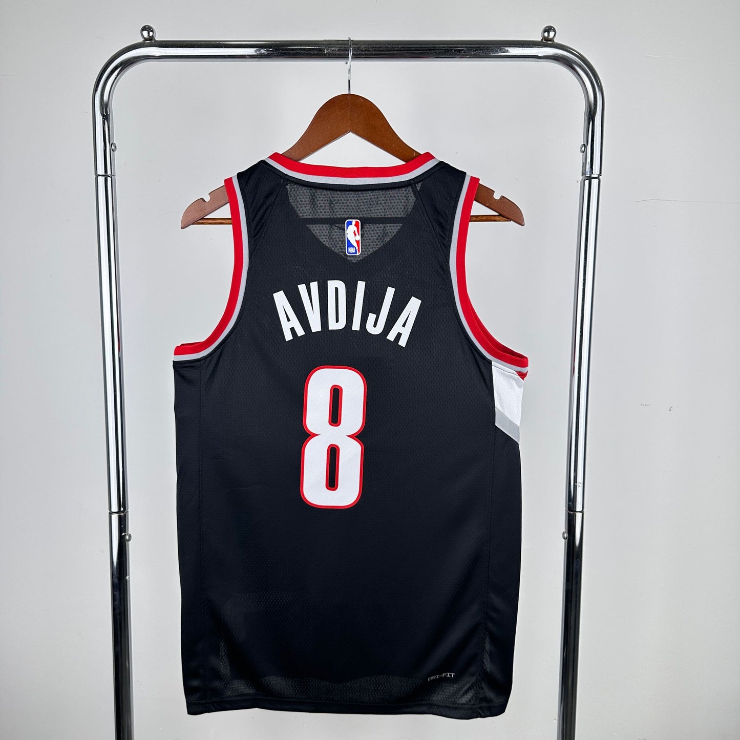 גופיית NBA דני אבדיה שחורה בפורטלנד בלייזרס