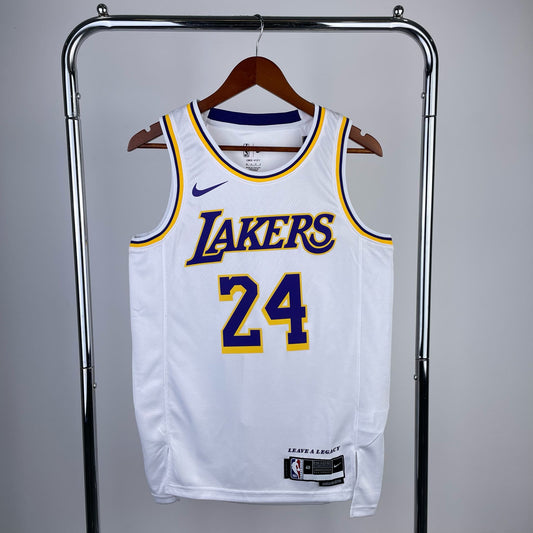 גופיית NBA קובי בראיינט לבנה בלוס אנג׳לס לייקרס