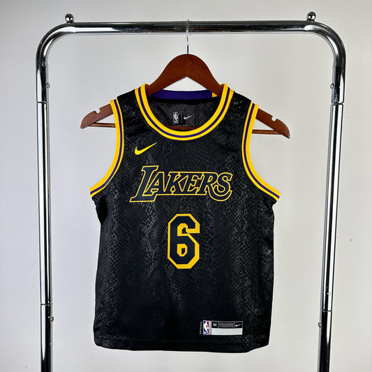 גופיית NBA לברון ג׳יימס שחורה בלוס אנג׳לס לייקרס