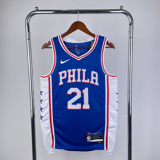 גופיית NBA ג'ואל אמביד כחולה בפילדלפיה 76'