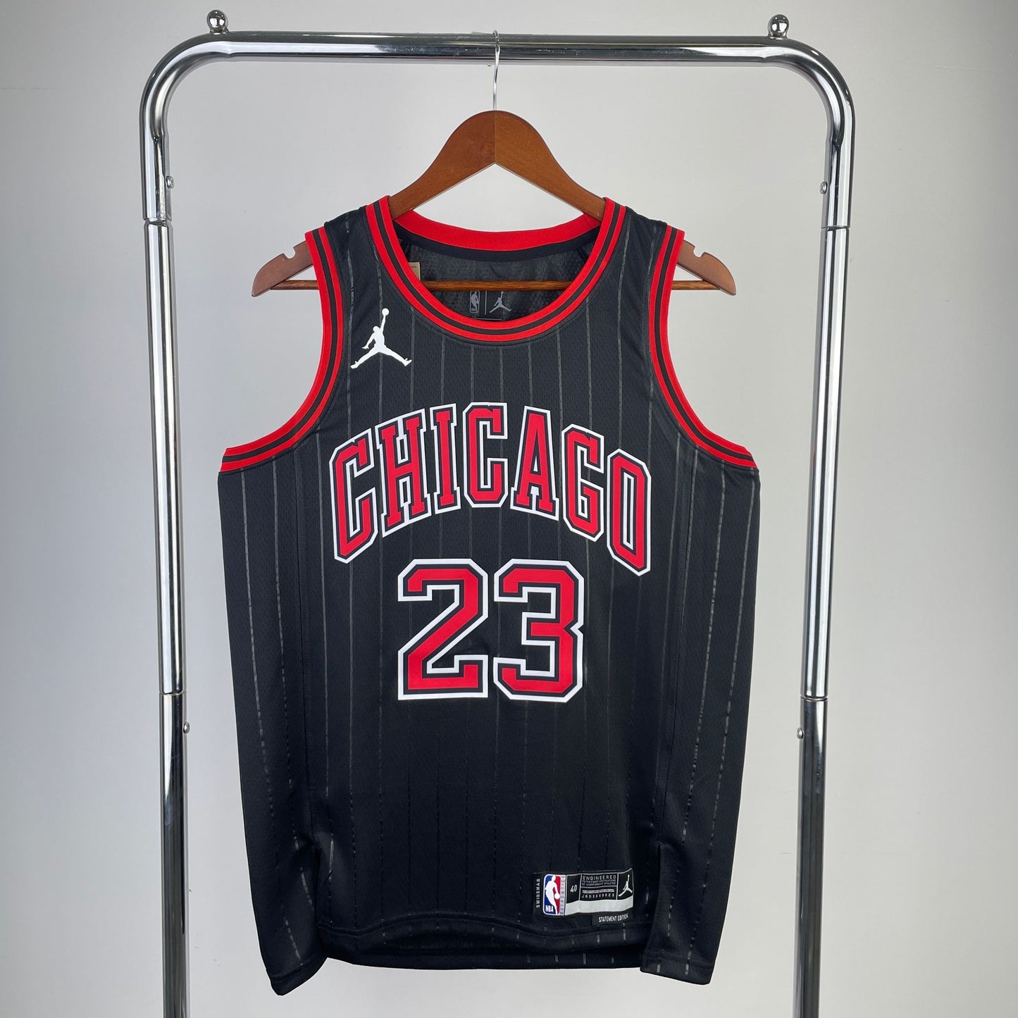 גופיית NBA מייקל ג׳ורדן שחורה בשיקגו בולס