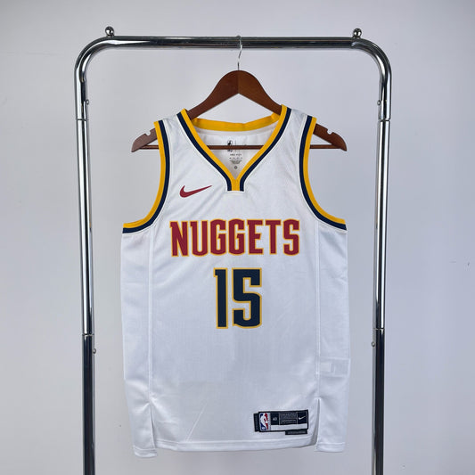 גופיית NBA ניקולה יוקיץ' לבנה בדנבר נאגטס