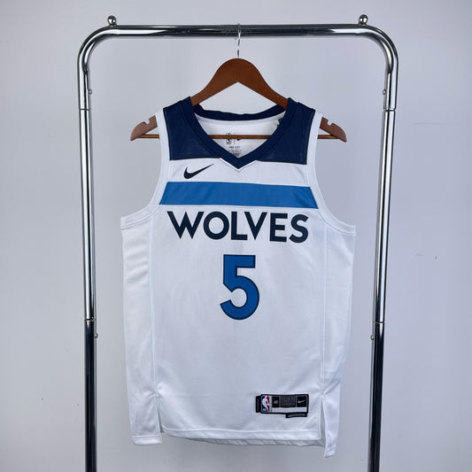 גופיית NBA אנתוני אדוארדס לבנה במינסוטה טימברוולבס