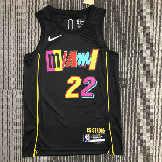 גופיית NBA ג'ימי באטלר שחורה מיאמי היט