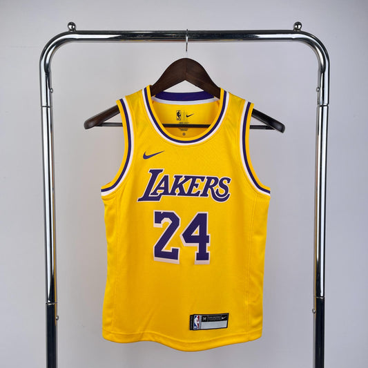 גופיית NBA ילדים קובי בראיינט צהובה בלוס אנג׳לס לייקרס