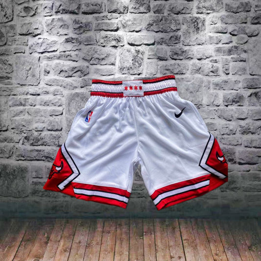 מכנס NBA ילדים שיקגו בולס לבן